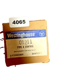 Westinghouse 01211 1250C33601 Replacement For Size 00-0-1 Type A Control