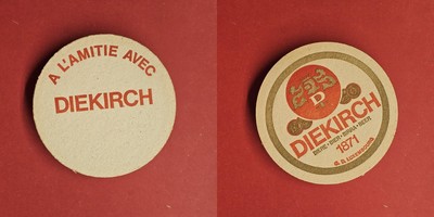 Diekirch Luxembourg A L'amitie Avec Brauerei Bierdeckel Bier