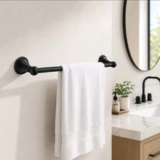 2 PACK        moen-preston-24-in-matte-wall-mount-single-towel-bar-bathr