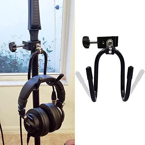 Support de casque pour tambourins - Fixation universelle en acier pour percussion