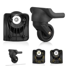 2x Luggage Swivel Wheels Suitcase 360 Spinner Repair Spare Wheels Replacement