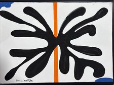 Henri Matisse (Handmade) Drawing mixed media on paper signed & stamped