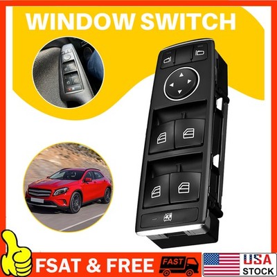 Front Driver LH Side Master Power Window Switch For Mercedes-Benz W176 W246 C117