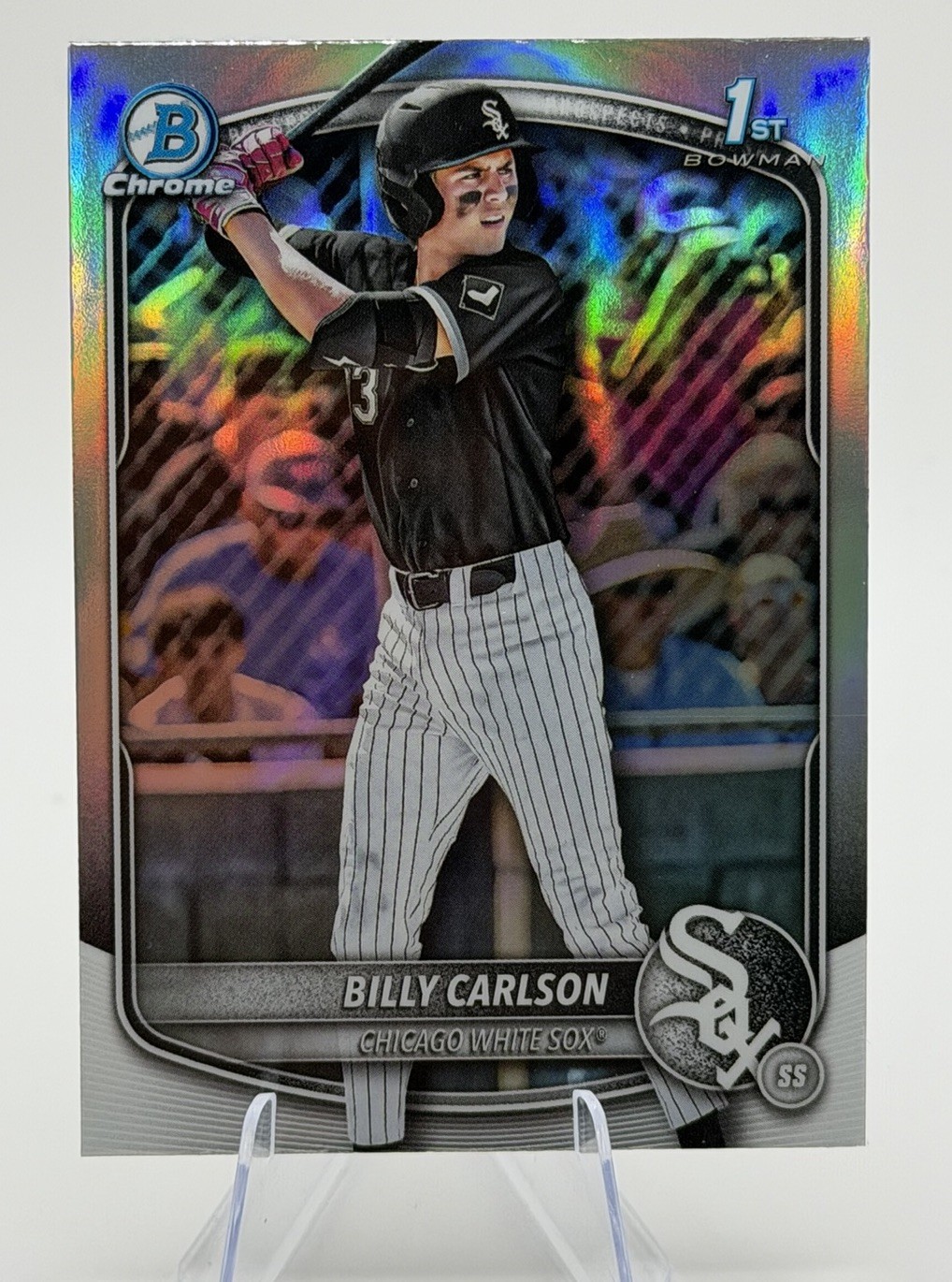 Billy Carlson 2025 Bowman Draft #BDC-10 Refractor Chrome 1st Prospect