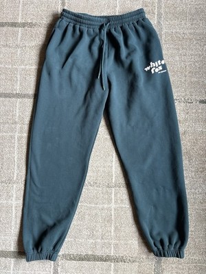 White Fox Boutique Offstage Sweatpants Cuffed Joggers Ocean Size Medium