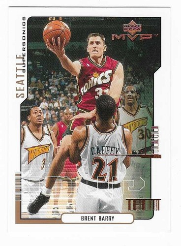 2000 Upper Deck MVP Brent Barry #161 card