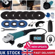 Angle Grinder 100mm 5 inch 2000W 11000rpm Electric Grinding Sander Corded Power