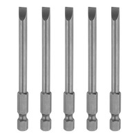 "5 StüCk SL5 Schlitzschraubendreher-Bits, 5 Mm Flachkopf-Schraubendreher-Bit 3,1\""