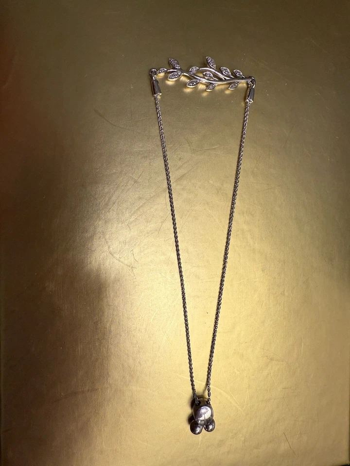 Diamond Accent Leaf Bolo Bracelet in Sterling Silver From Zales - Image 2 of 3