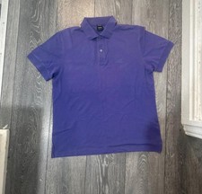 Men's Purple Hugo Boss Polo Shirt Size Medium