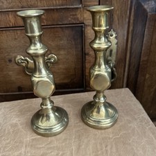 Pair Of Vintage Brass Candlesticks