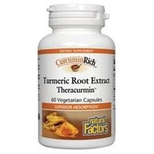 Natural Factors CurcuminRich Double Strength Theracurmin 60mg 60 Caps 4/28