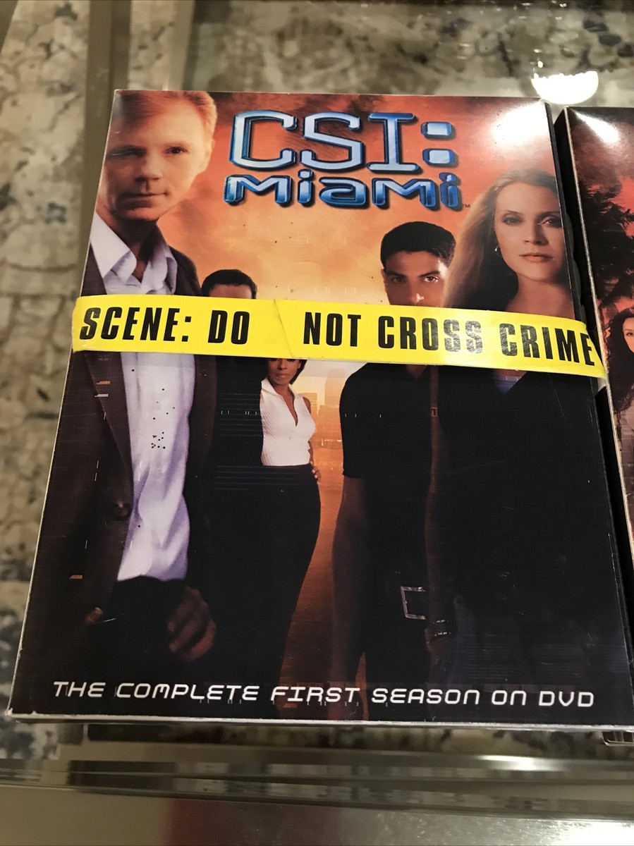 CSI Miami Complete Seasons 1, 2, 3, and 4 DVD Box Sets! A3003