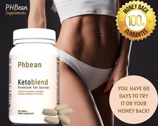 PHBean Ketoblend Dietary Supplement 90 Tablets Non-GMO Made USA Lab Tested