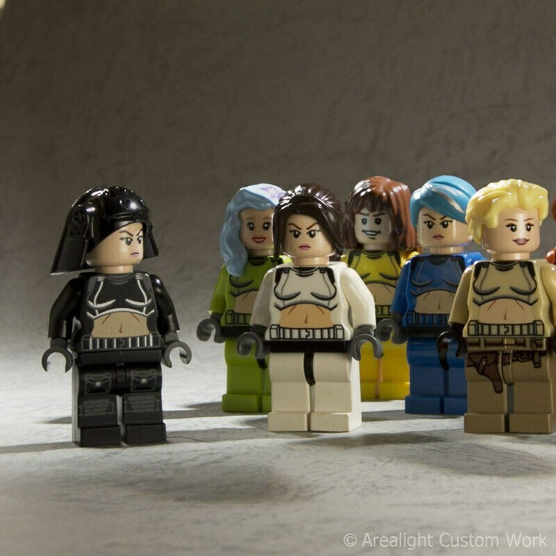 Arealight Printed Curved Torso for Minifigures -Pick your Style!