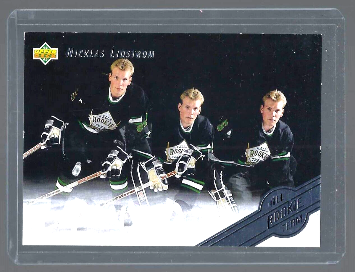 1992-93 Upper Deck All-Rookie Team Nicklas Lidstrom RC Detroit Red