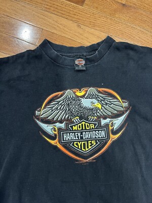 Vintage 90s Harley Davidson Shirt 2XL Powertrain Tour Milwaukee Wisconsin