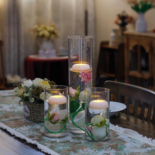 Waterproof Tea Lights LED Light Flameless Floating Candles Battery Operated - Picture 6 of 6