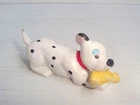 Figurine 101 Dalmatians Disney Jim 60's Puppy With Toy Red Collar