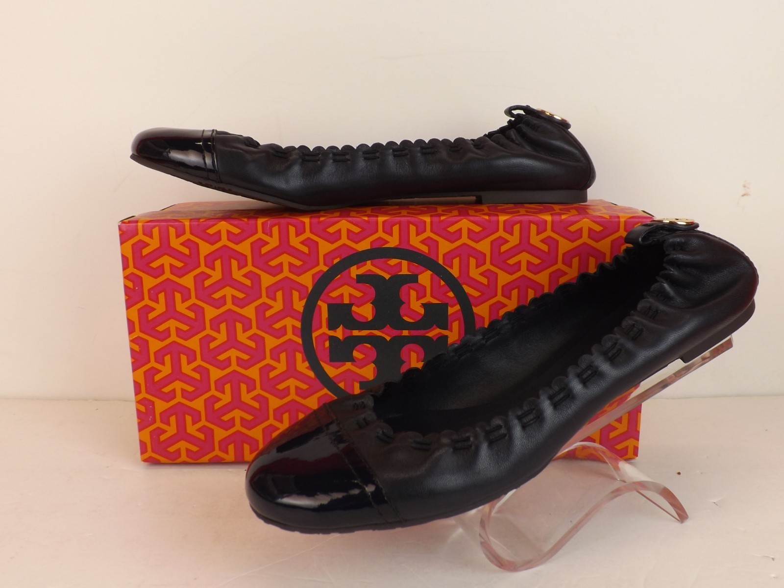 tory burch navy flats