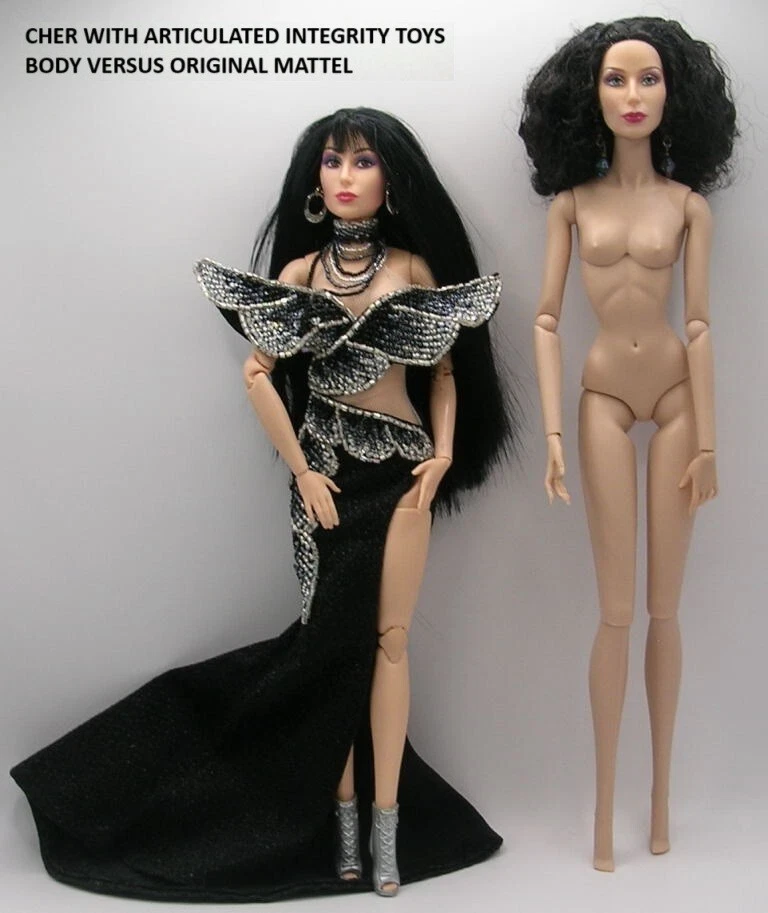 MUÑECA BARBIE CHER HYBRID - INTEGRIDAD ARTICULADA NU.FACE 3.0 CUERPO 12.5 ALTO TBT1 Foto 3 de 4