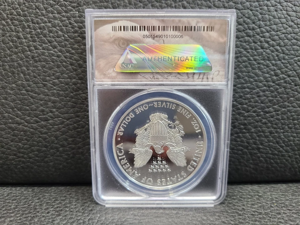 2014-W $1 American Silver Eagle 1oz Congratulations Set ANACS PR70 DCAM - Image 2 of 4