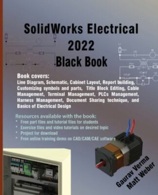 SolidWorks Electrical 2022 Black Book, Brand New, Free shipping in the US