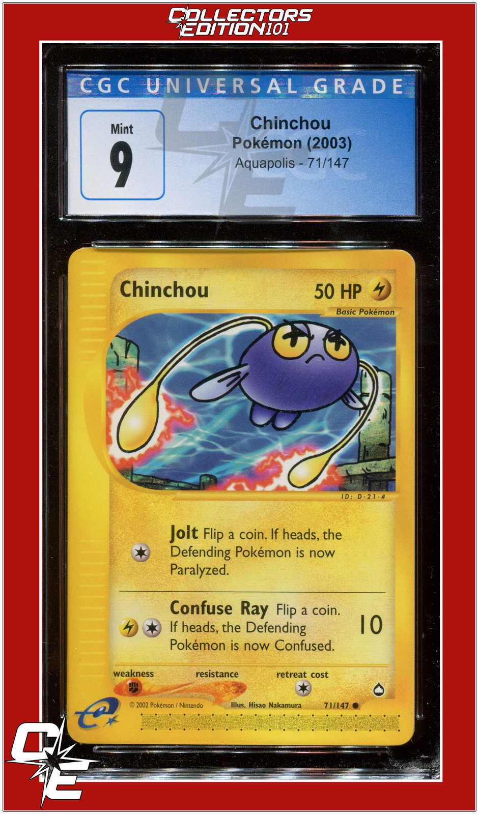 Aquapolis 71 Chinchou CGC 9