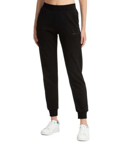 Emporio Armani EA7 tracksuit bottoms women 6DTP67TJDOZ1200 Black track pants