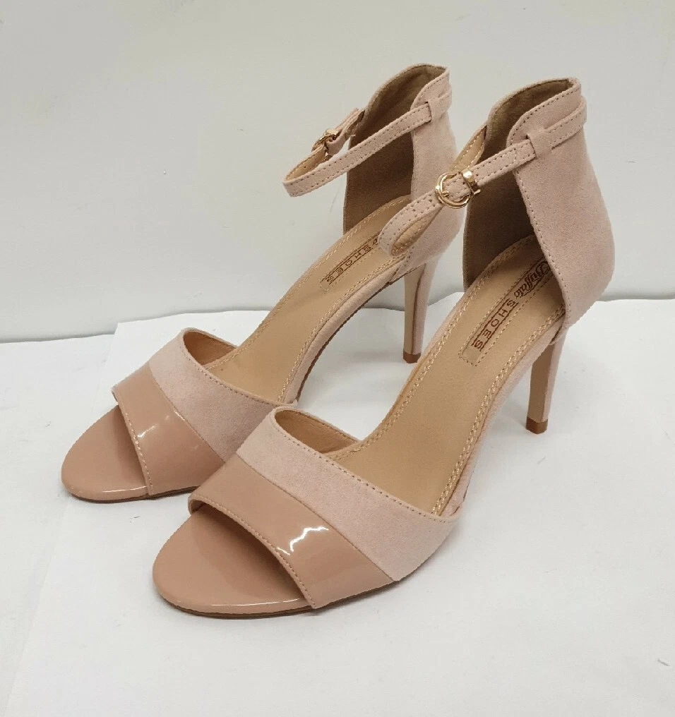 Buffalo high heels beige cheap