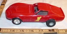 ROYAL POWERED CORVETTE STING RAY SLOT CAR 1:24 BRASS CHASSIS BUILT UP