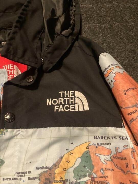 Supreme The North Face Expedition Coaches Jacket Map Design Supreme The North Face Expedition Coaches Jacket Map Design