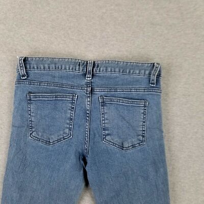 Nikisix Jeans Size 28 Skinny Stretch Lightweight Denim Faded Wash