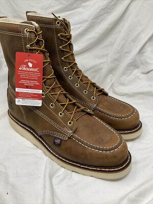 Thorogood 8  Moc Toe Non-Safety Boots Men Size 11.5 EE (cl702)