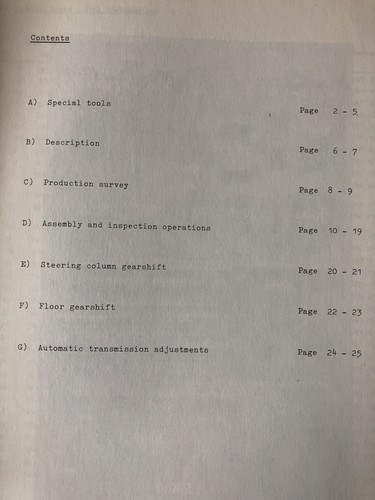 Audi NSU Transmission Factory Wokshop Manual & Special Tools Guide 1970 Original - Picture 2 of 8