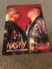 Vintage WCW THE NASTY BOYS Wrestling Pinup Photo BRIAN KNOBBS JERRY SAGS 1990s