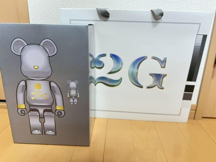 Bearbrick mastermind JAPAN SILVER 100%&400% | eBay