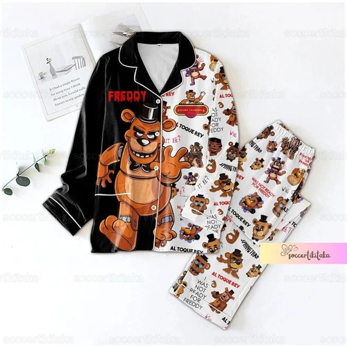 Freddy Pajamas Set, Five Nights At Freddy's Pajamas