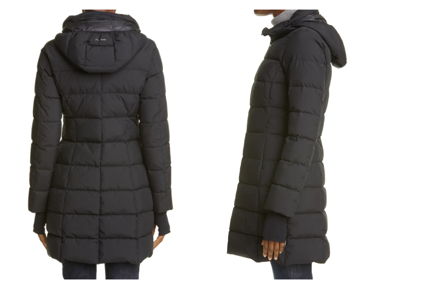 New Herno Laminar Water Repellent Hooded Down Puffer Coat 50 Black