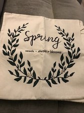 ZJHAI Farmhouse Pillow Covers 18x18 Inches Set of 4 Spring Pillow Covers NEW