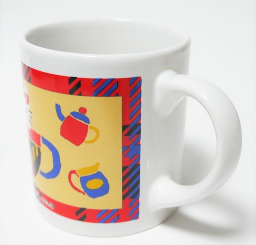 Vintage Hello Kitty Pottery Mug cup2piece 'I love Teddy bear' 'Tea party' 2006 - Picture 7 of 10