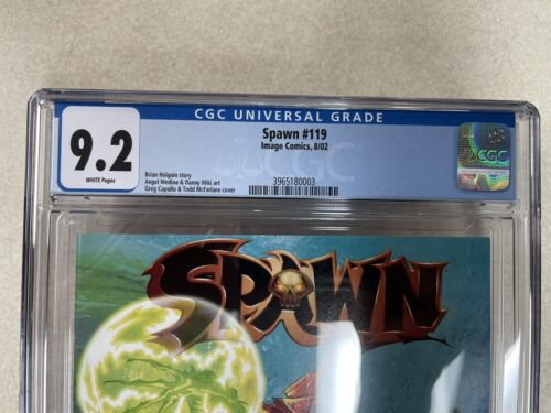 Pistolero Spawn # 119 CGC 9,2 blanco (imagen, 2002) Capullo & McFarlane primer camafeo - Imagen 2 de 3