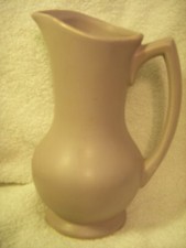 MCCOY VASE IN RARE MATTE LAVENDAR COLOR 8 INCH PITCHER STYLE