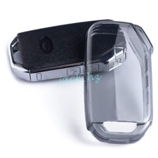 For Kia Forte Soul K3 K5 K8 Sorento Seltos Black Transparent Key Fob Case Cover