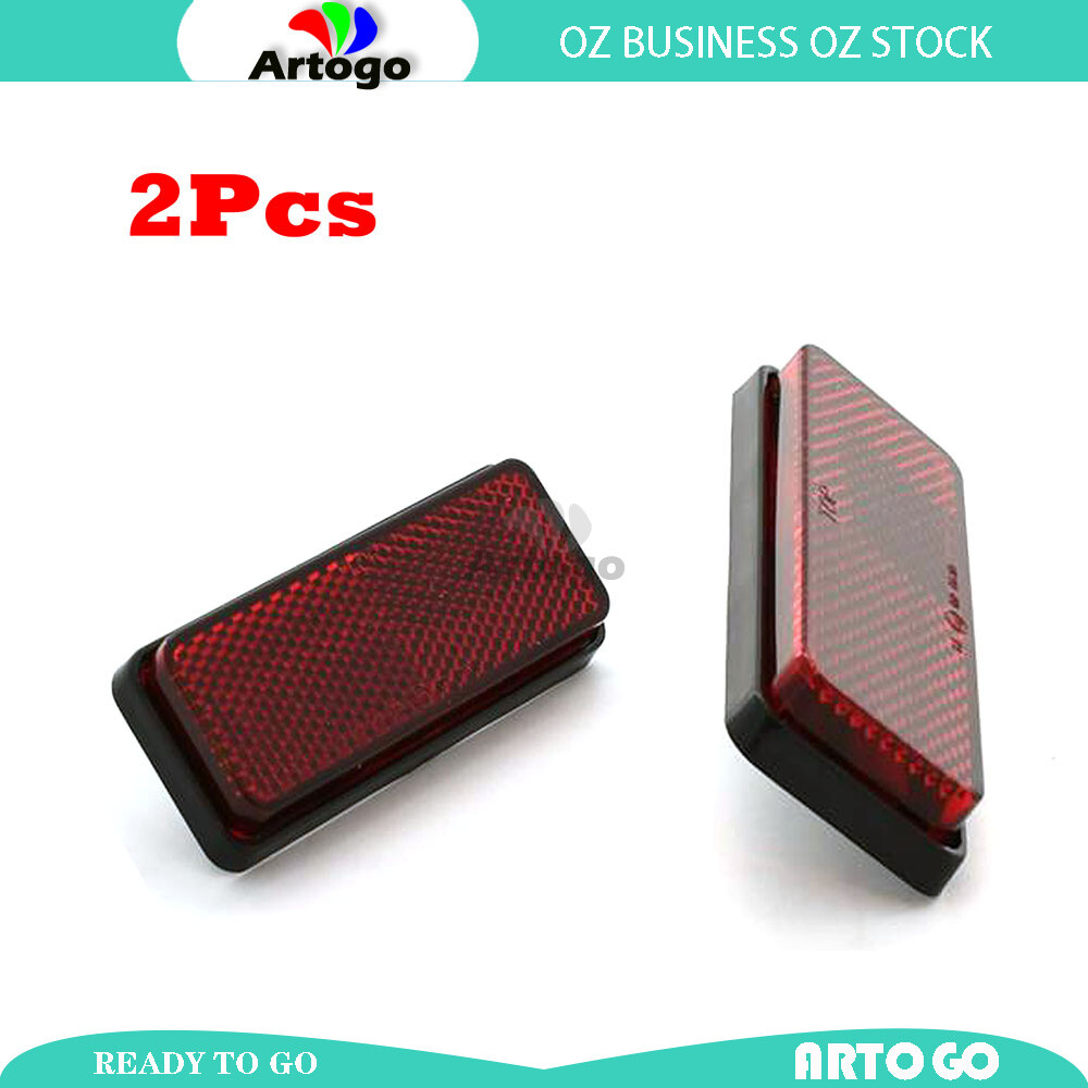 2X Motorcycle Rear Reflector Fit Honda CMX250C Rebel 1985 1986 1987 ...