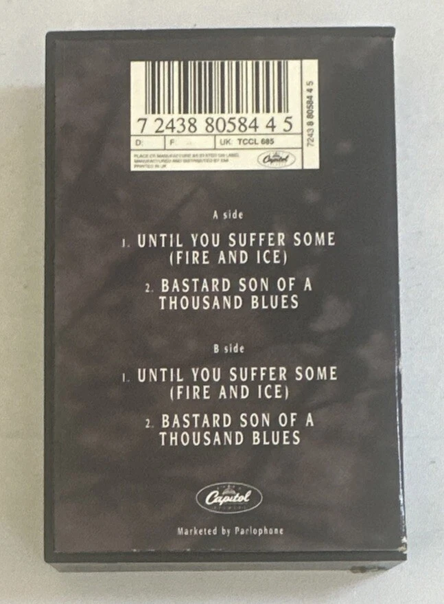 Poison - Stand - Until You Suffer Some Cassette Single In Plastic Box EX / VG+ - Image 3 of 4