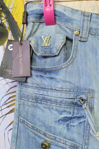 CAN'T TRUST THESE Mens Designer Looking Denim Jeans Size 36, New With Tags - Picture 4 of 9