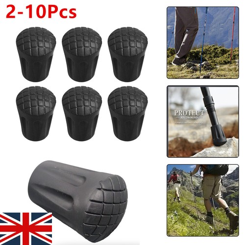 Walking Stick Tips Rubber Trekking Pole Tips Replacement Feet Hiking Poles` - Picture 3 of 20