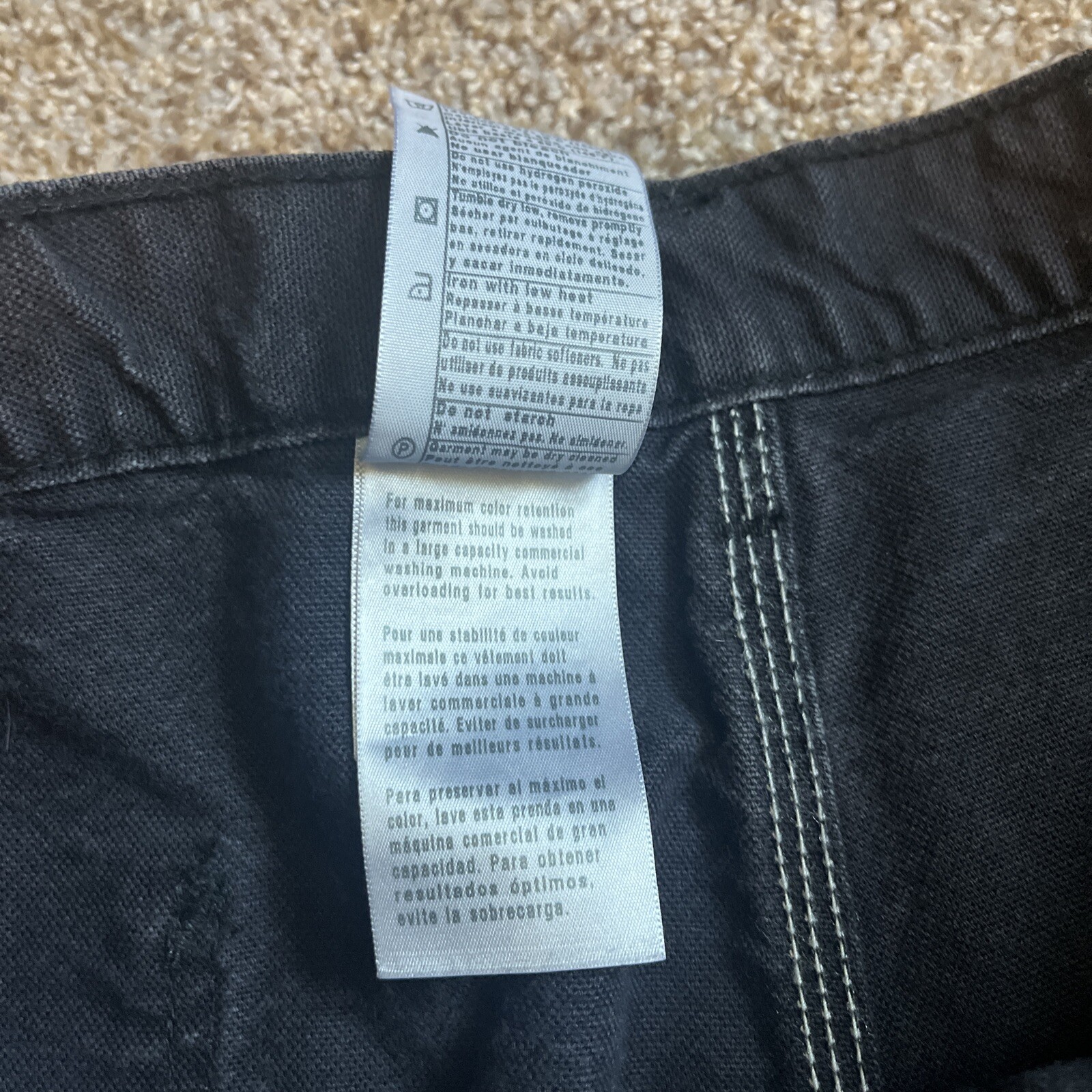 Carhartt Pants Mens 42x36 (40x32) Black CAT Flame Resistant Jeans 100791-001 - View 5