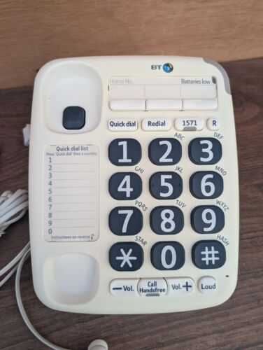Teléfono con cable BT Big Button 200 - blanco - Imagen 4 de 10